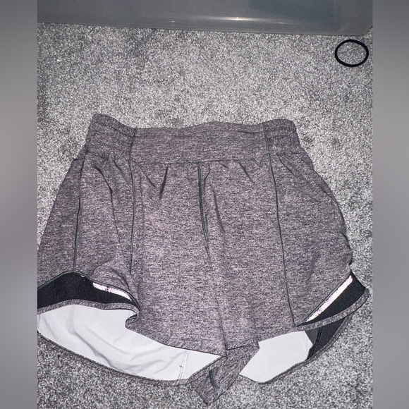 Gray lululemon shorts - Picture 2 of 3